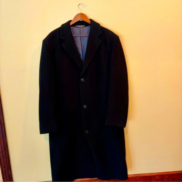 Hugo Boss Men’s De Tomaso 100% Virgin Wool Coat in Black, size 42L - Picture 6 of 16